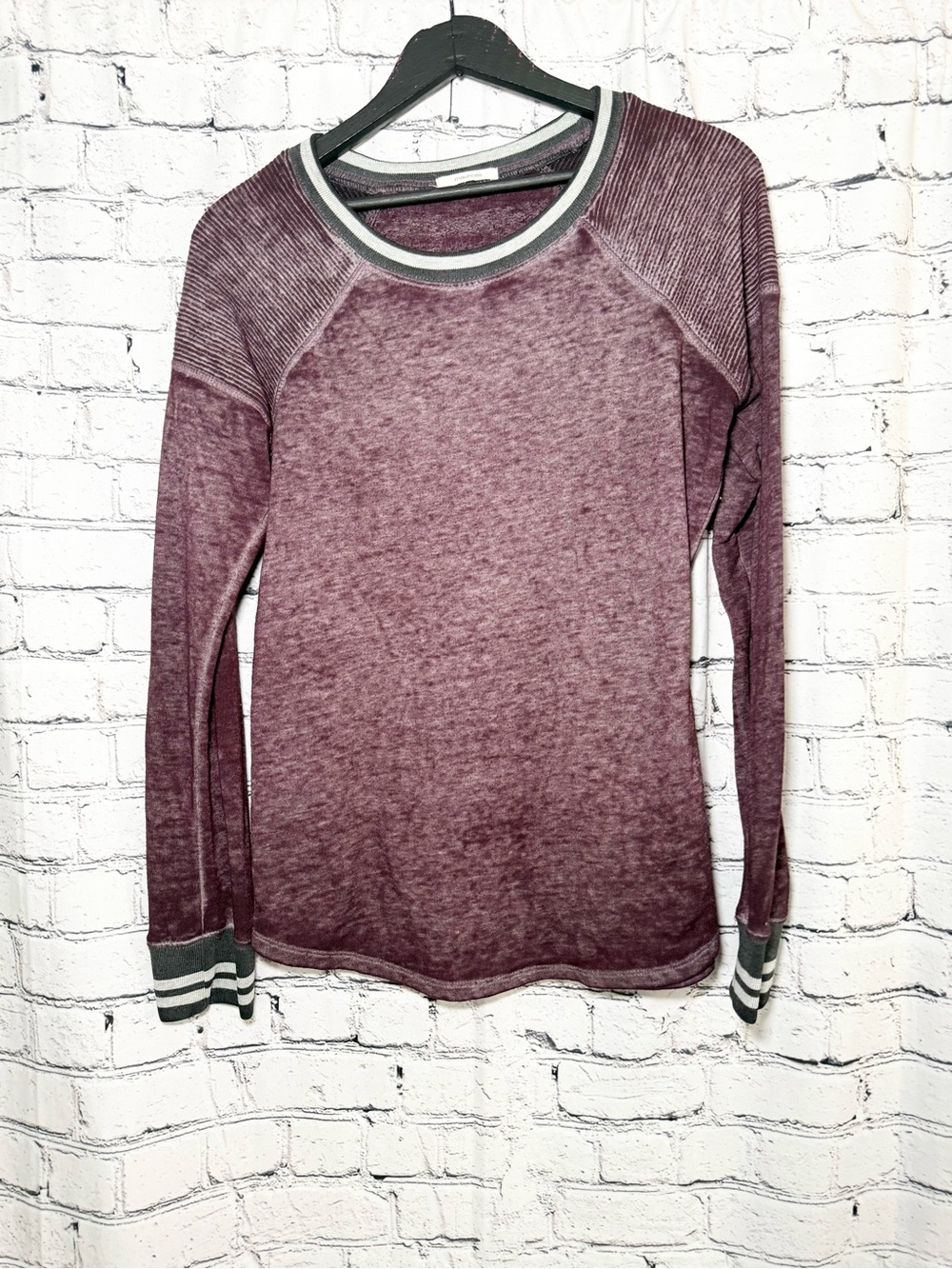 Maurice’s purple long sleeve. Size S